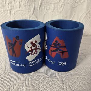 Vintage Team USA Team Disney 1996 Atlanta Olympics Koozie Limited Edition Pair